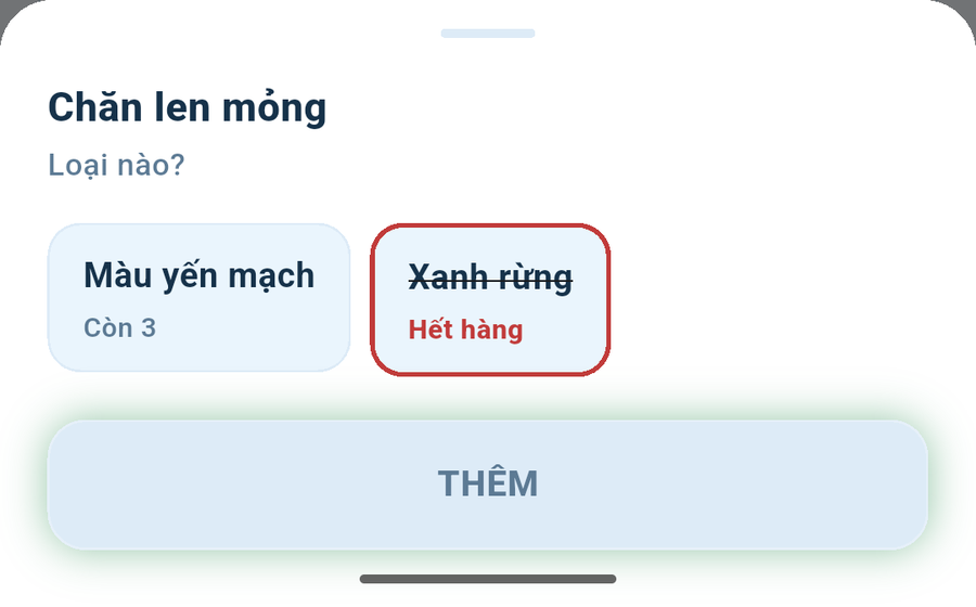 Các phiên bản đã hết bị gạch ngang và tô đỏ.